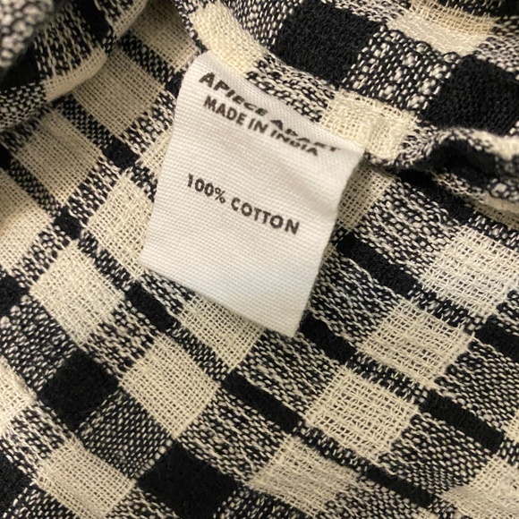 Apiece Apart Los Altos Checked Cotton Top Size XS - Picture 7 of 8